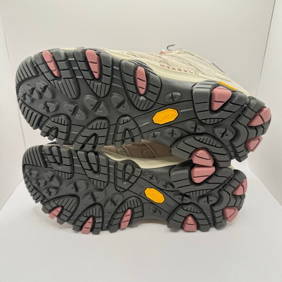 Merrell Woman’s Moab 3 Mid Waterproof Moonbeam Beige Hiking Boot- Size 8.5 - Picture 7 of 8